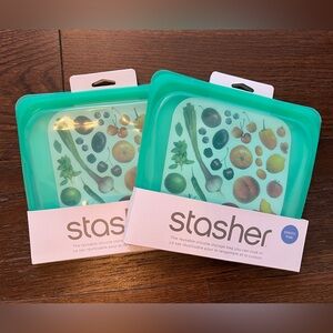 Stasher Sandwich Bags x2